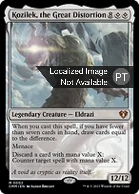 Kozilek, a Grande Distorção
