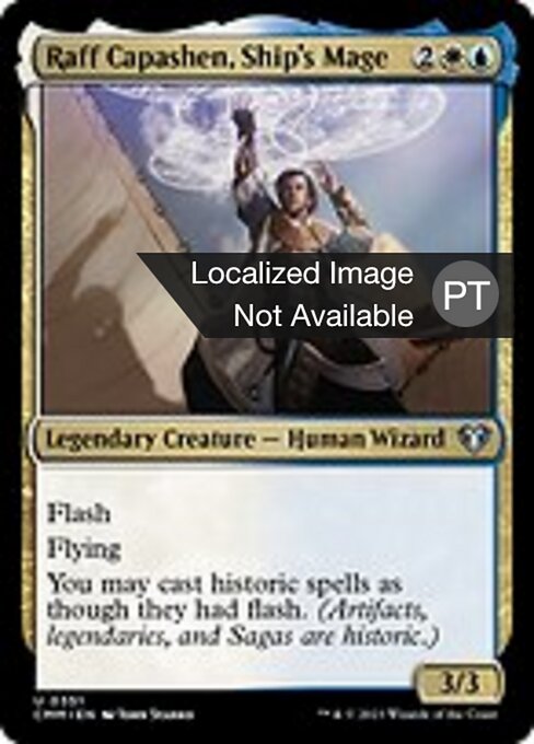Raff Capasheno, Mago de Bordo