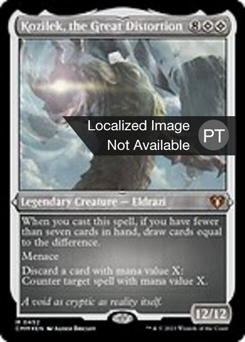 Kozilek, a Grande Distorção