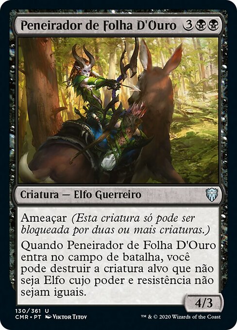 Peneirador de Folha D'Ouro