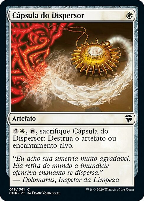 Cápsula do Dispersor