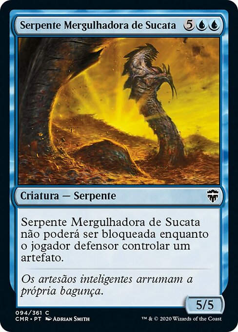 Serpente Mergulhadora de Sucata