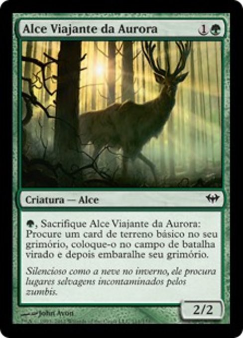 Alce Viajante da Aurora