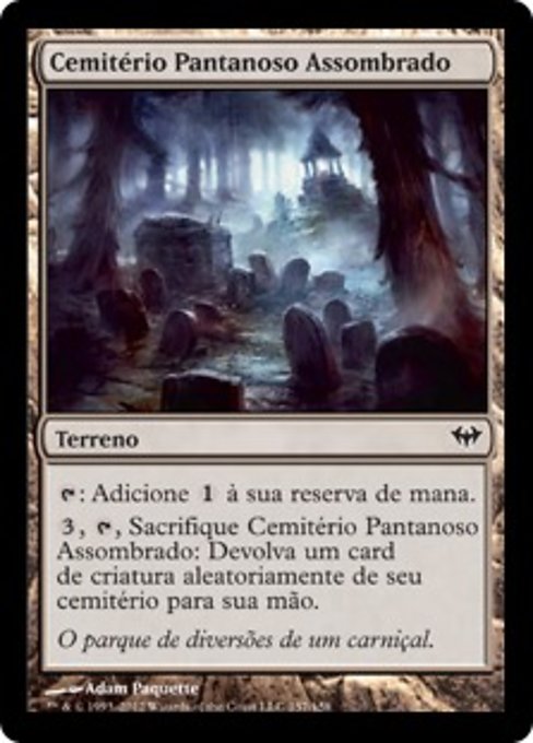 Cemitério Pantanoso Assombrado