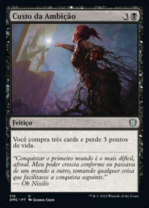 Custo da Ambição