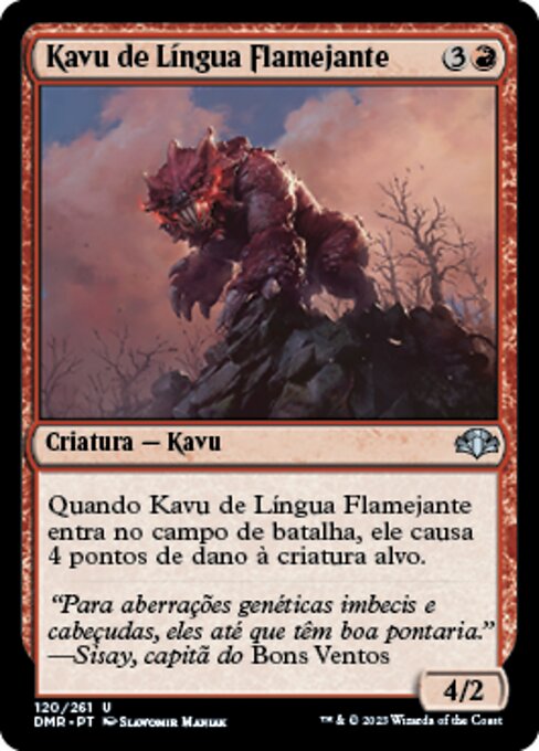 Kavu de Língua Flamejante