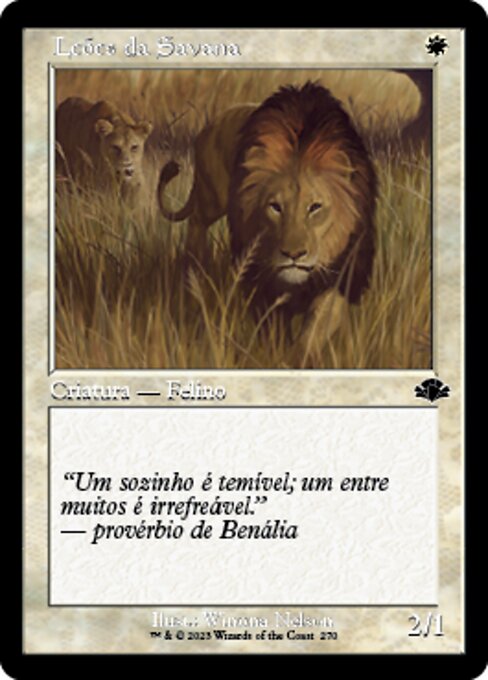 Leões da Savana