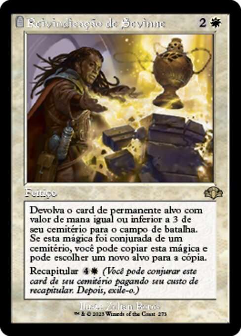 Reivindicação de Sevinne