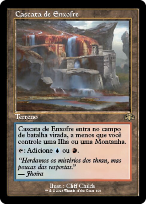 Cascata de Enxofre