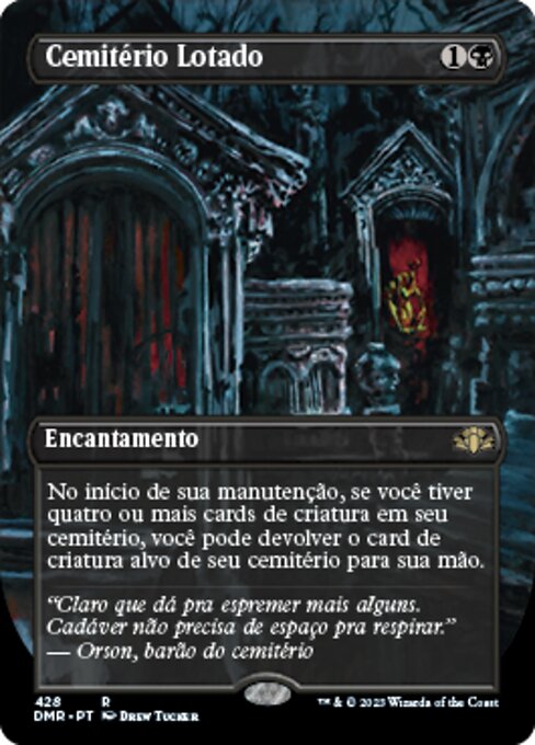 Cemitério Lotado