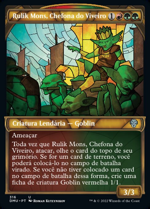 Rulik Mons, Chefona do Viveiro