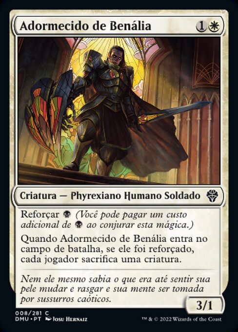 Adormecido de Benália
