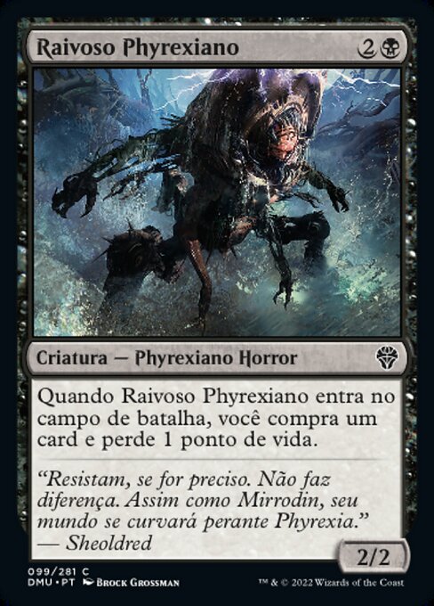 Raivoso Phyrexiano