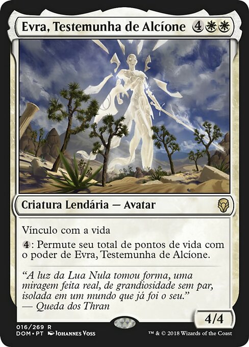 Evra, Testemunha de Alcíone