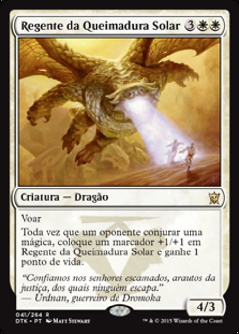 Regente da Queimadura Solar