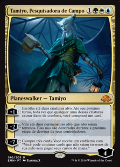 Tamiyo, Pesquisadora de Campo