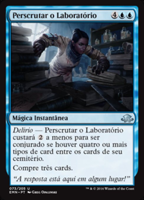 Perscrutar o Laboratório