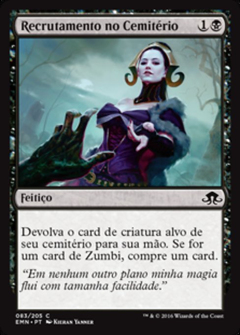 Recrutamento no Cemitério