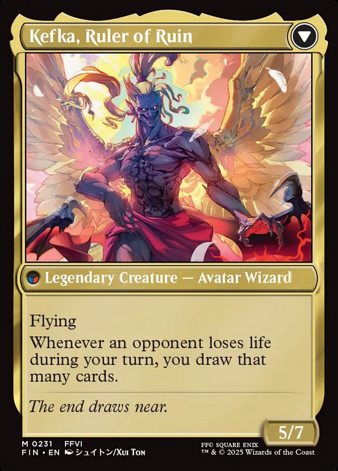 Kefka, Court Mage // Kefka, Ruler of Ruin