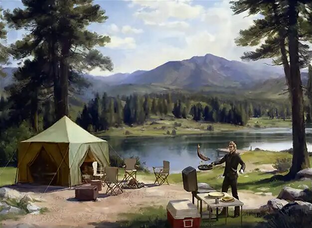 Sidequest: Catch a Fish // Cooking Campsite