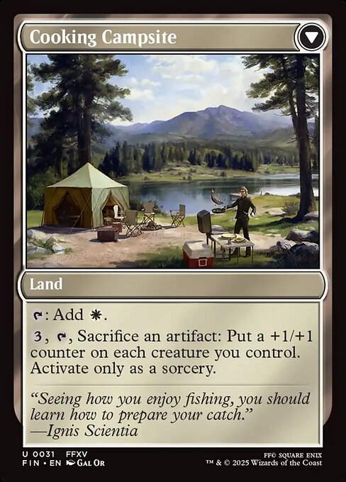 Sidequest: Catch a Fish // Cooking Campsite
