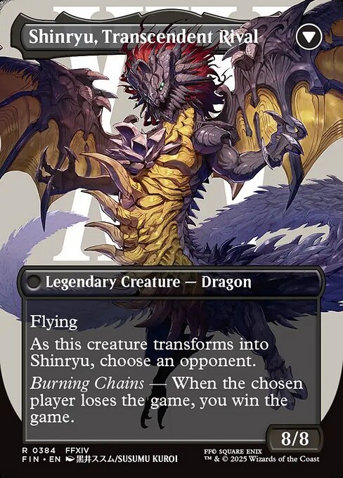 Zenos yae Galvus // Shinryu, Transcendent Rival