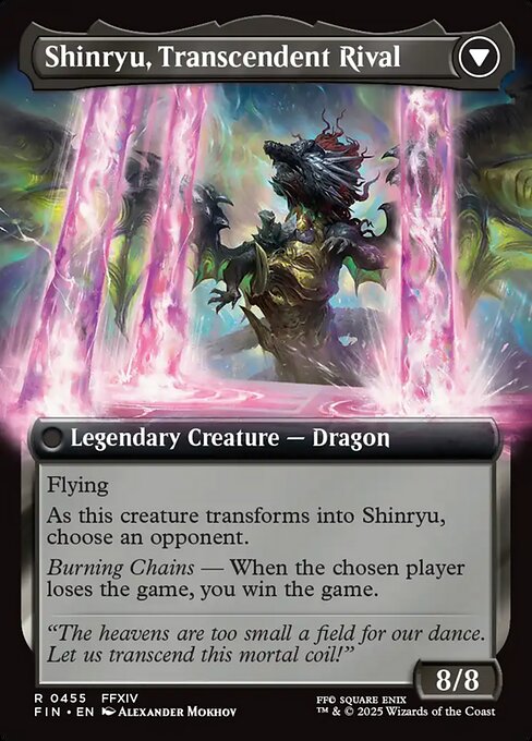Zenos yae Galvus // Shinryu, Transcendent Rival