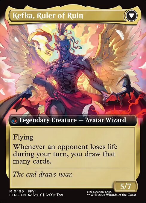Kefka, Court Mage // Kefka, Ruler of Ruin