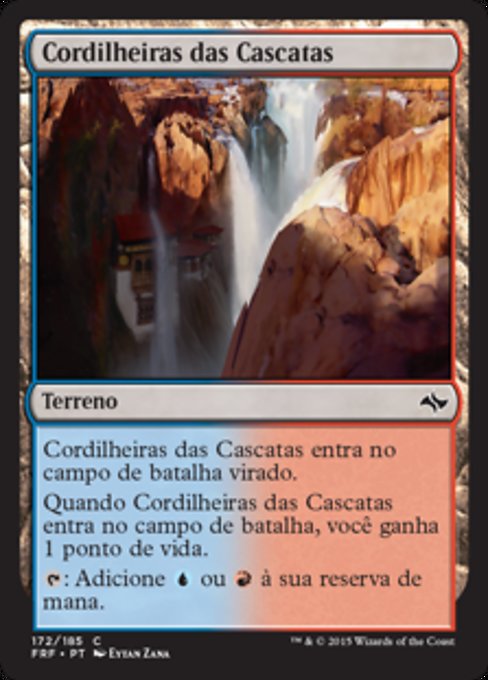 Cordilheiras das Cascatas