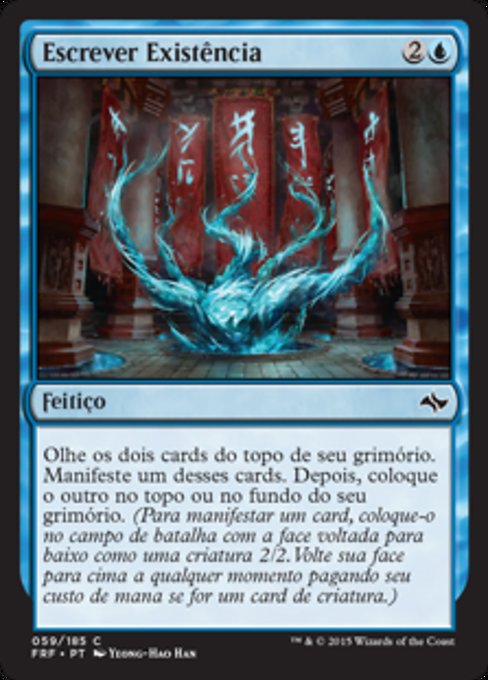 Escrever Existência