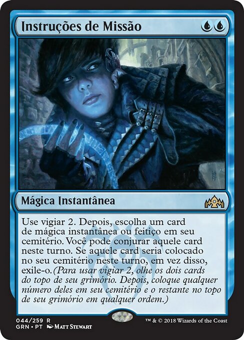 Instruções de Missão