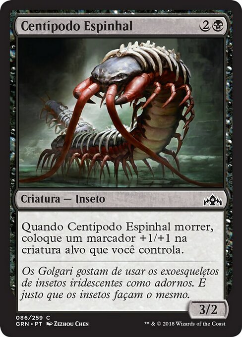 Centípodo Espinhal