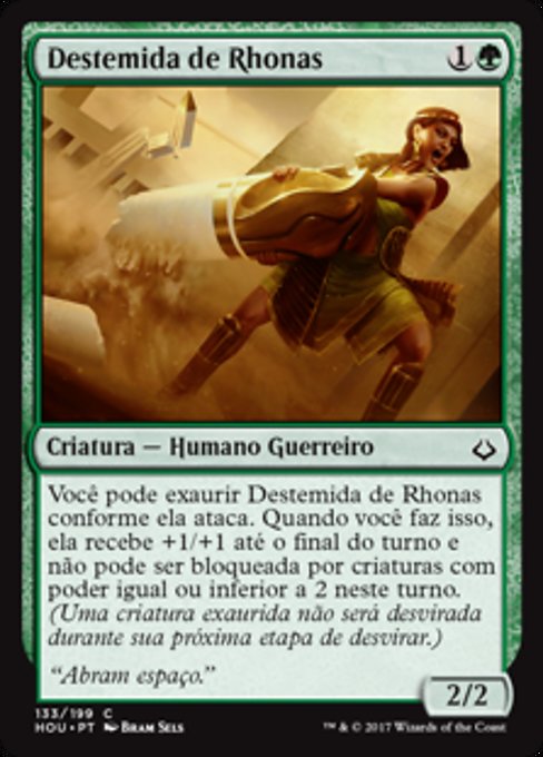 Destemida de Rhonas