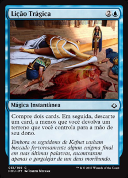 Lição Trágica
