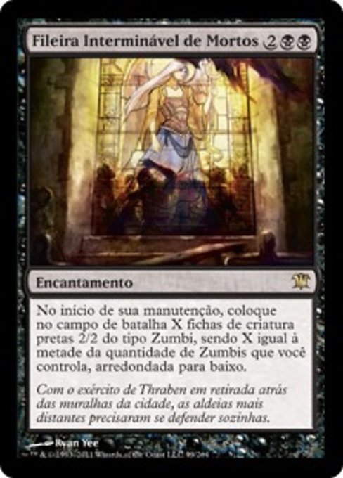 Fileira Interminável de Mortos