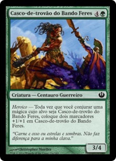 Casco-de-trovão do Bando Feres