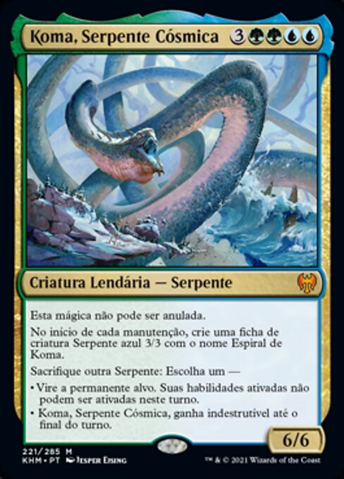 Koma, Serpente Cósmica