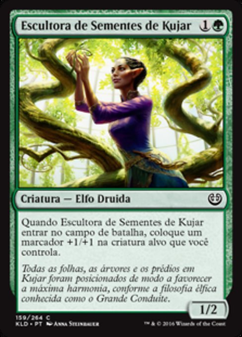 Escultora de Sementes de Kujar