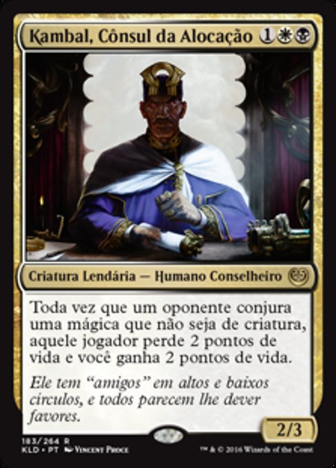 Kambal, Cônsul da Alocação
