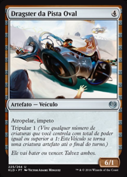 Dragster da Pista Oval
