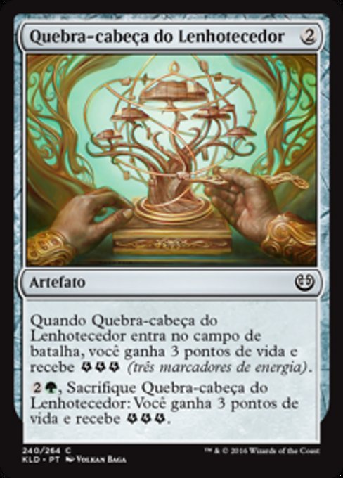 Quebra-cabeça do Lenhotecedor