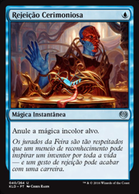 Rejeição Cerimoniosa