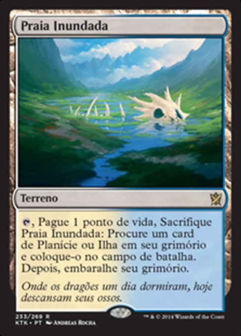 Praia Inundada