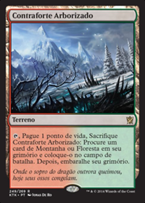 Contraforte Arborizado