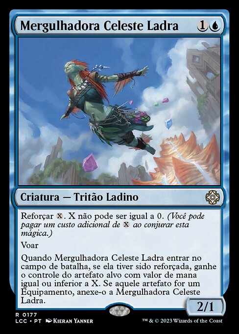 Mergulhadora Celeste Ladra