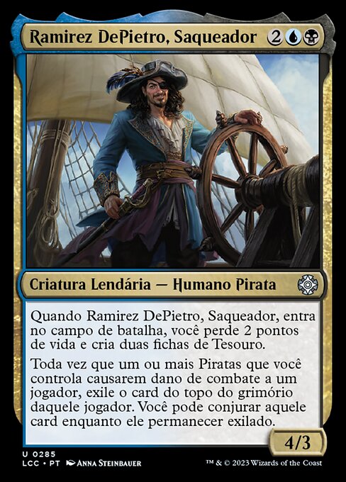 Ramirez DePietro, Saqueador