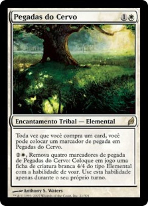 Pegadas do Cervo