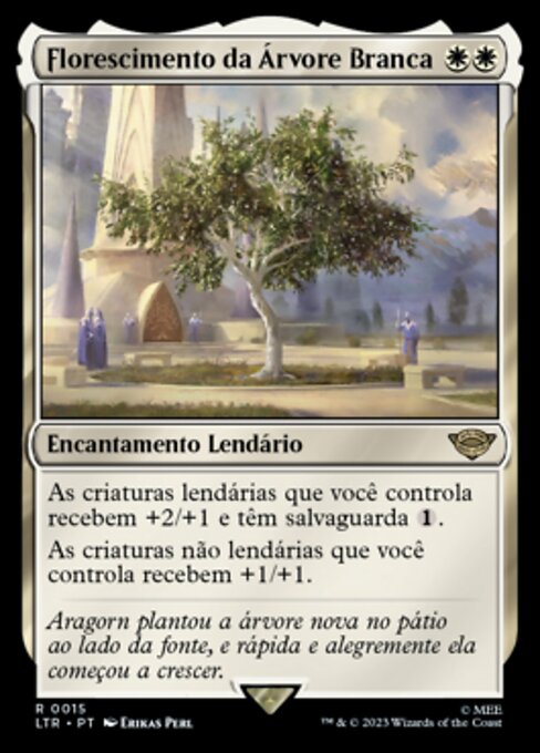 Florescimento da Árvore Branca