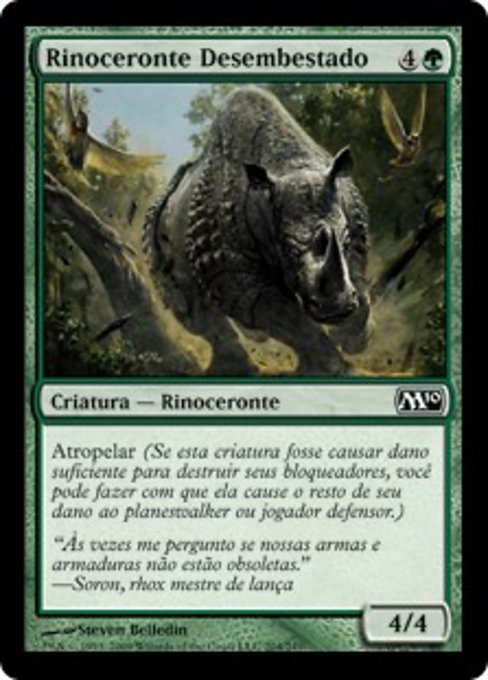 Rinoceronte Desembestado
