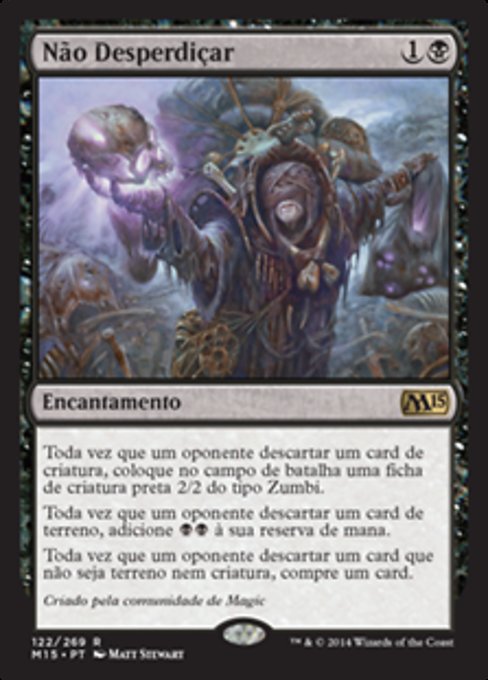 Não Desperdiçar